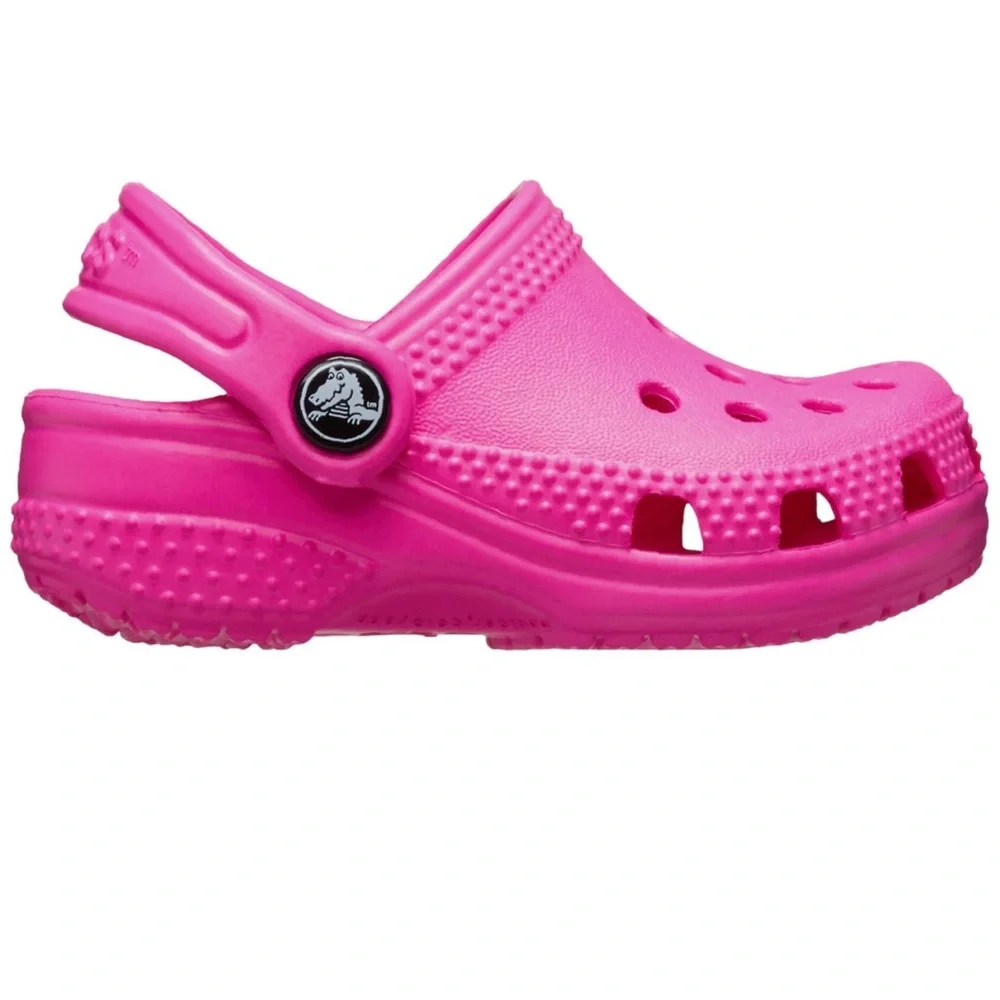 Crocs Infant Littles Clogs, Pink Crush, size C2/C3–New in Box